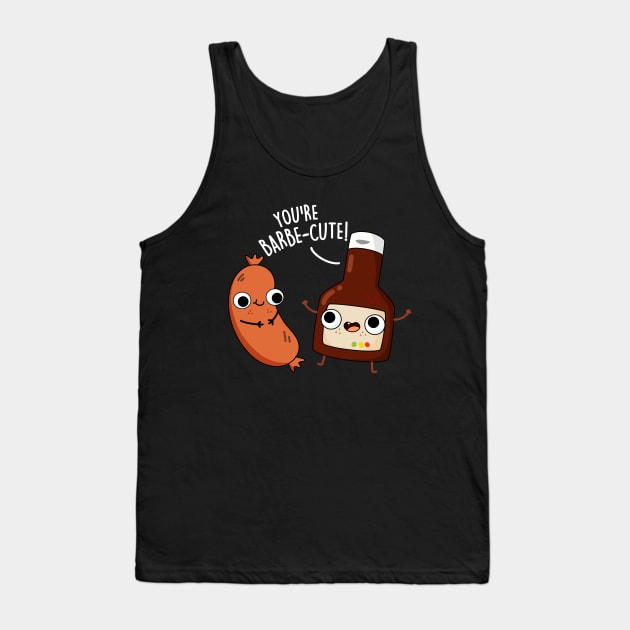 Barbe-cute Cute Funny Barbeque Pun Tank Top by punnybone